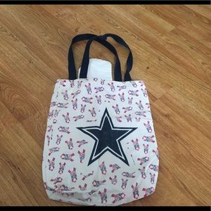 Cowboys Breast Cancer Awareness Tote Bag